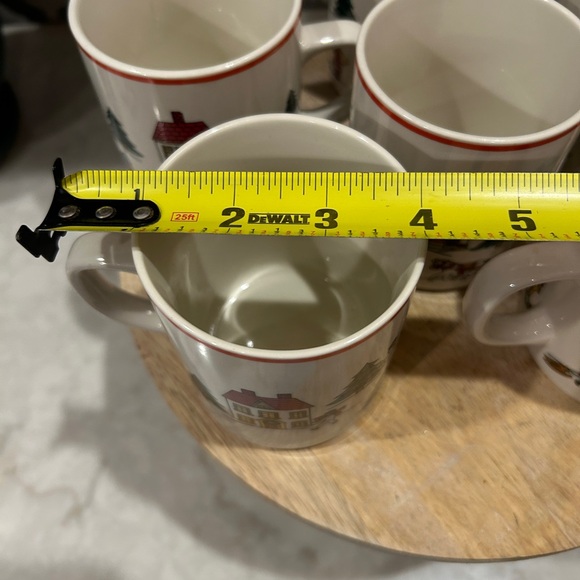 VINTAGE 1987 JAMESTOWN CHINA “JOY OF CHRISTMAS” MUGS- SET OF 6 - Picture 6 of 6